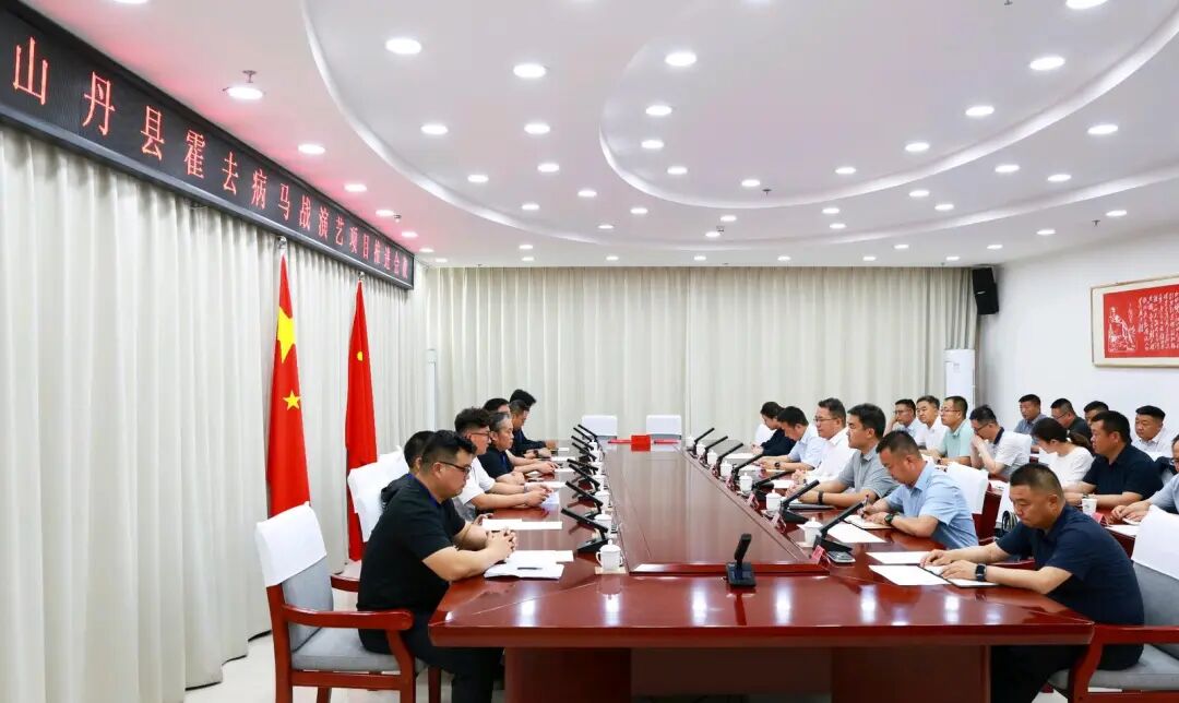 公司参加由山丹县召开的霍去病马战演艺项目推进座谈会